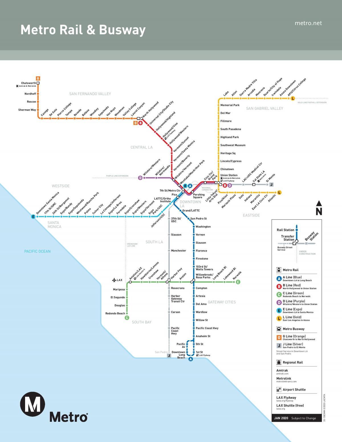plan de métro de la