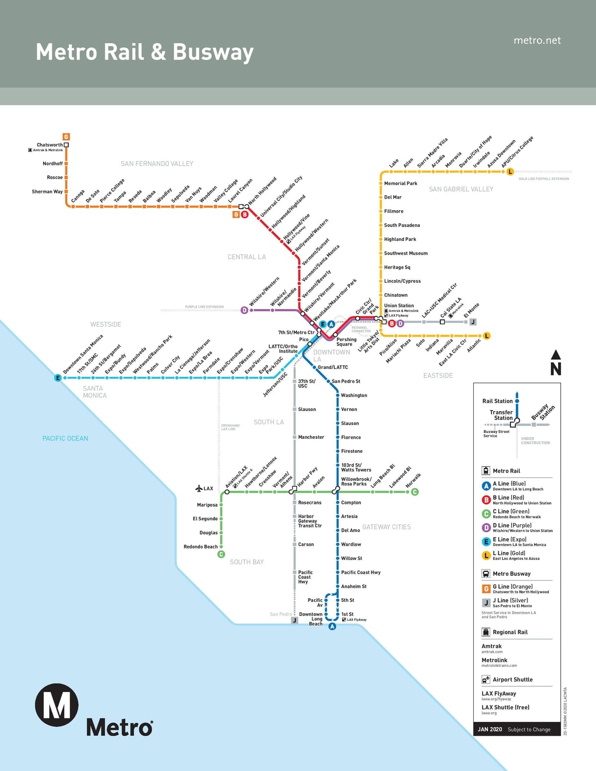 plan de métro de la