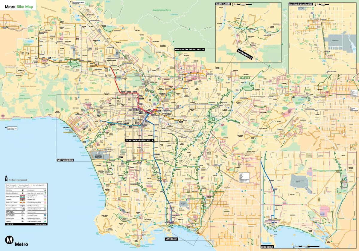 Los Angeles carte vélo