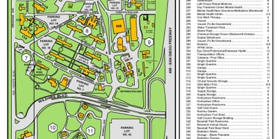 Carte de l'ouest de LA va de la carte