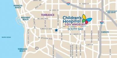Carte de l'hôpital pour enfants de Los Angeles