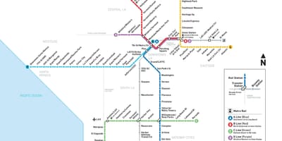 Plan de métro de la
