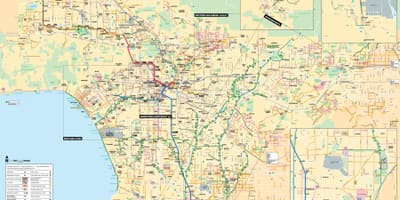 Los Angeles carte vélo
