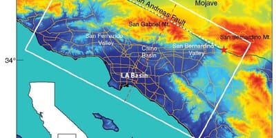 La carte de Los Angeles, élévation