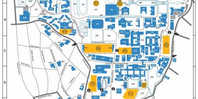 Carte du campus de l'Ucla